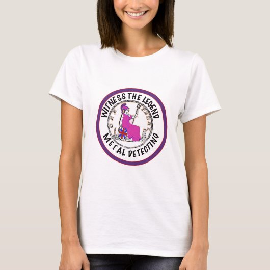 T-shirt Chercheur de métaux (Devant)