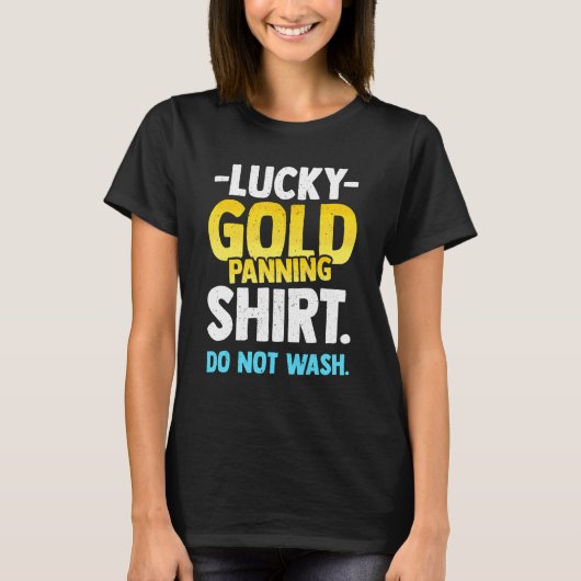 T-shirt Chercheur d'or à la batée (Devant)