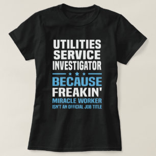 T-shirt Chercheur du service des services publics