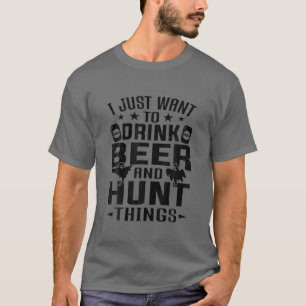 T-shirt Chercheur Paranormal Boire Beer Hunt Things Gho