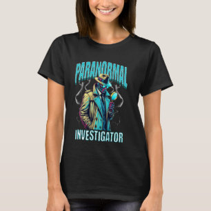 T-shirt Chercheur paranormal Chasse aux fantômes Halloween