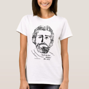 T-shirt "Cherchez son visage toujours" picoseconde. 105:4