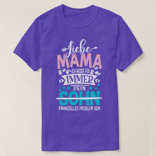 T-shirt Chère maman Fils (Design devant)