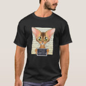 T-shirt Chère Maman, Je Peux Expliquer I Abyssinian Chat M (Devant)
