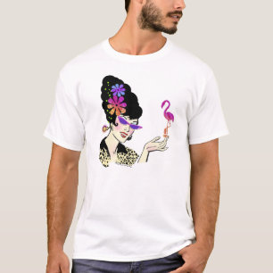 T-shirt Chéri avec le Flamant rose