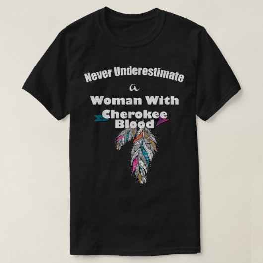 T-shirt Cherokee amérindien (Design devant)