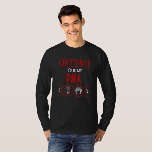 T-shirt Cherokee Dans Mon Adn Les Droits Civiques Des Auto (Devant entier)