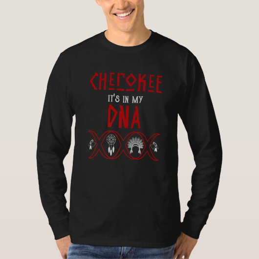 T-shirt Cherokee Dans Mon Adn Les Droits Civiques Des Auto (Devant)