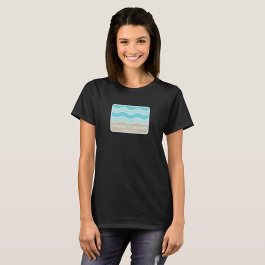 T-shirt Cherry Beach Maryland Beach Vacation Souvenir (Devant entier)