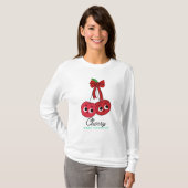 T-SHIRT CHERRY BEST AMI (Devant entier)