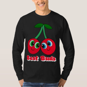 T-shirt Cherry Best Girl Friend Girami Smile Twin Berr