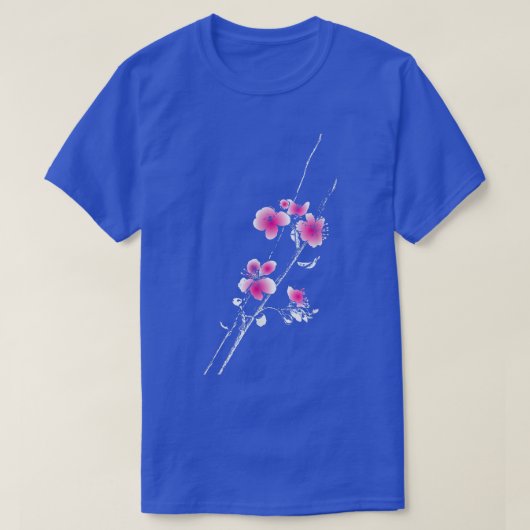 T-shirt Cherry Blossom Branch Festival des fleurs Sakura e (Design devant)