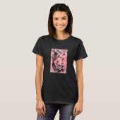 T-shirt Cherry Blossom Koi japonais Koi Carp Spring Nishik (Devant entier)