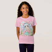 T-Shirt Cherry Blossom, par Natasha Us (Devant entier)