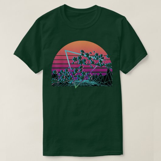T-shirt Cherry Blossom Retro 221 (Design devant)
