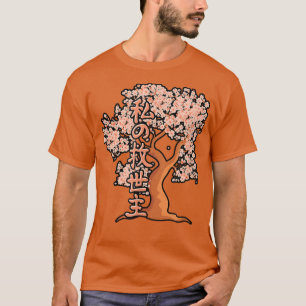 T-shirt Cherry Blossom Tree Sakura Paint Art Teaching Edu
