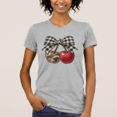 T-shirt Cherry Bomb Camo & Plaid Faux-Embroidery (Devant)
