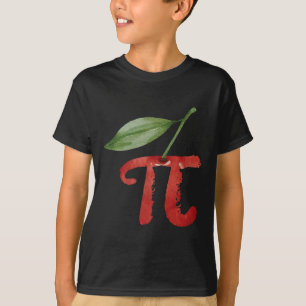 T-shirt Cherry Pi Day Funny Pie Cherries 3.14 Humour Scien