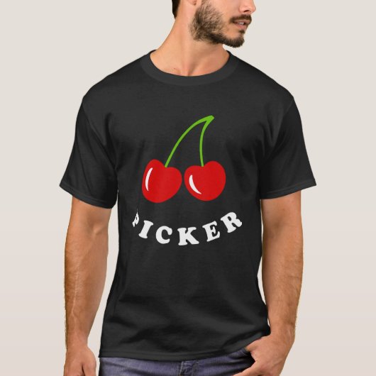 T-shirt Cherry Picker Cute Cherries (Devant)