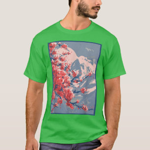 T-shirt Cherry Sakura fleurom anime manga japonais amant o
