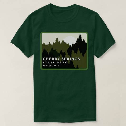 T-shirt Cherry Springs State Park Pennsylvania Forest Sunr (Design devant)