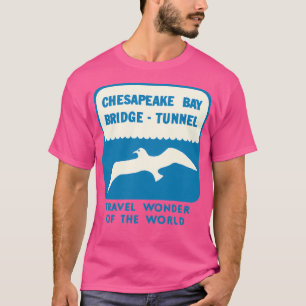 T-shirt Chesapeake Bay Bridge Tunnel Decal Vintage voyage