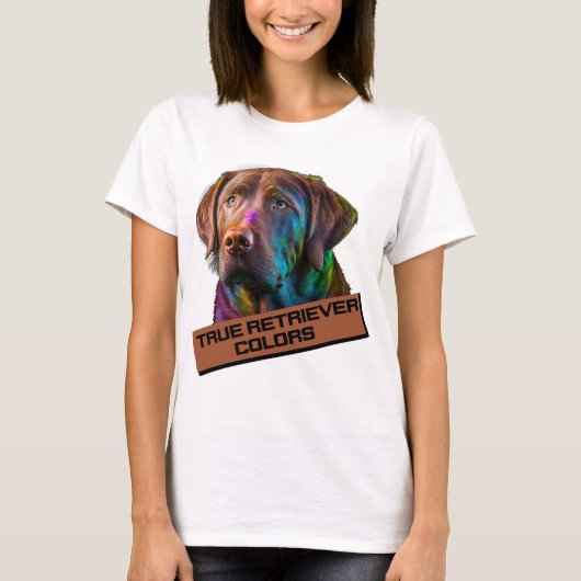T-shirt chesapeake bay retriever colors (Devant)