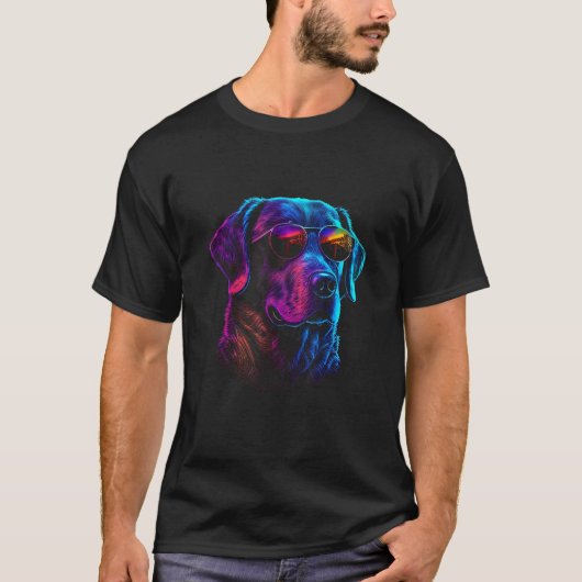 T-shirt Chesapeake Bay Retriever owner Vaporwave Notorious (Devant)