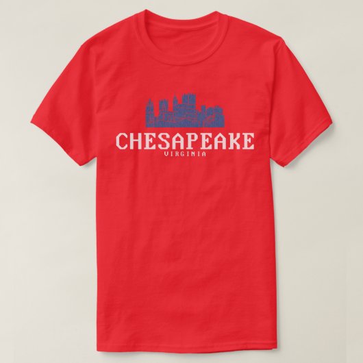 T-shirt Chesapeake Virginie (Design devant)