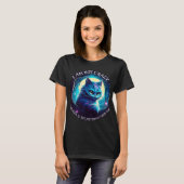 T-shirt Cheshire Chat Je ne suis pas fou (Devant entier)