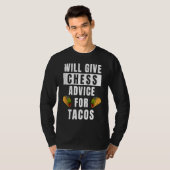 T-shirt Chess Advice For Tacos Board Game Player  Chess Ta (Devant entier)