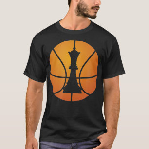 T-shirt Chess Basketball Cadeau Drôle pour Jeu Board King