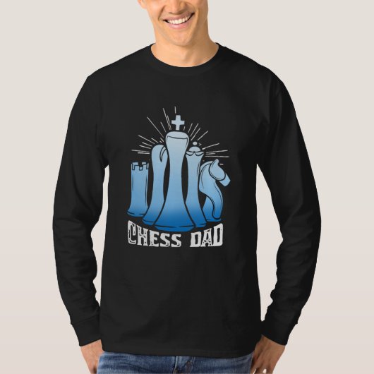 T-shirt Chess Dad Checkmate Grandmaster Father Chess Playe (Devant)