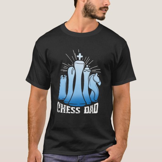 T-shirt Chess Dad Checkmate Grandmaster Father Chess Playe (Devant)