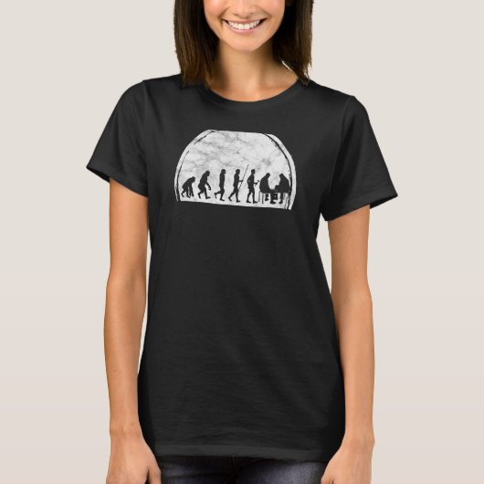 T-shirt Chess Evolution Board Jeu Checkmate Chessboard Kn (Devant)