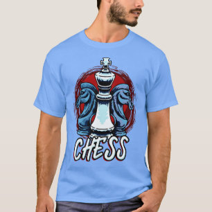 T-shirt Chess Knight King Joueurs d'échecs
