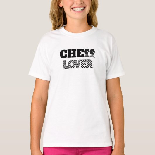 T-shirt Chess Lover Black Knights Creative Unique Jeu (Devant)