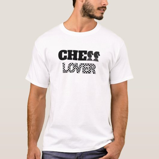 T-shirt Chess Lover Black Knights Creative Unique Jeu (Devant)