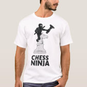 T-shirt Chess Ninja | Funny Strategy Gamer Design (Devant)