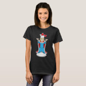 T-shirt Chess piece Queen jeu d'échecs (Devant entier)