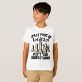 T-shirt Chess Player What Part Of Don't You understand (Devant entier)