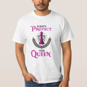 T-shirt Chess Queen Chess Board Checkmate Board Dons amusa