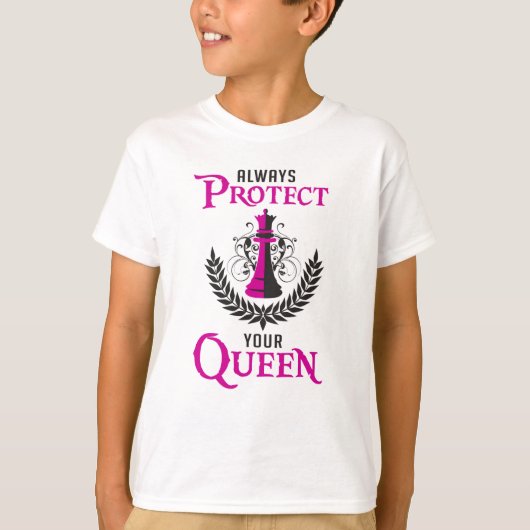 T-shirt Chess Queen Chess Board Checkmate Board Drôle cade (Devant)