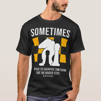 T-shirt Chess Sacrifice Pieces Chess