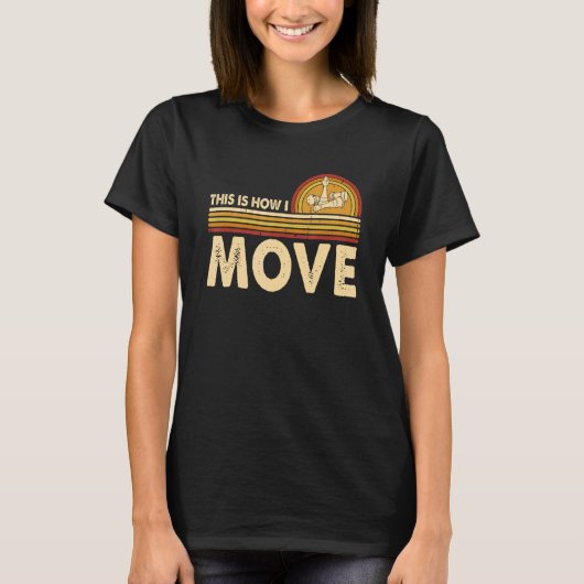 T-shirt Chess This is how I move Chess Player Pun Quote (Devant)