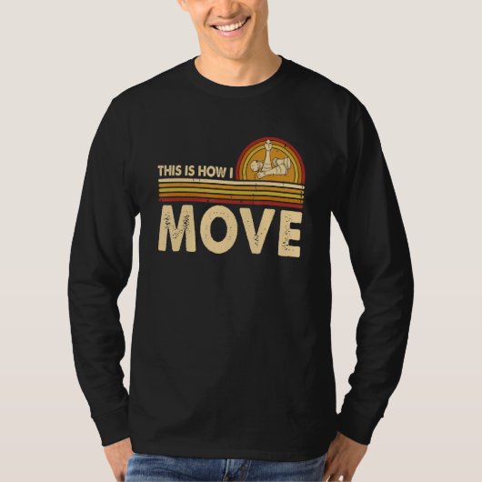 T-shirt Chess This is how I move Chess Player Pun Quote (Devant)