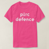 T-shirt Chess Words Pirc Defence Chess  (Design devant)