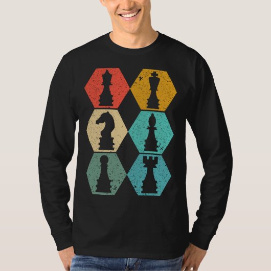 T-shirt Chessmen Chess Figure Pawn Player (Devant)