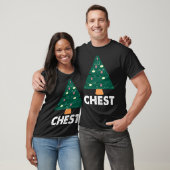 T-shirt Chest Chestnuts Couples Matching Christmas Costume (Unisexe)