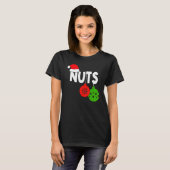 T-shirt Chest Nuts Christmas Funny Matching Couple Chestnu (Devant entier)